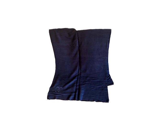 Chanel Echarpe Bleu