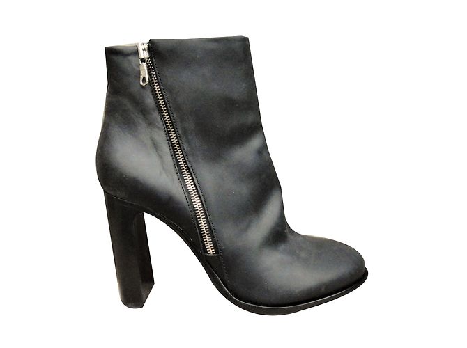 Botines de piel negra Rag & Bone Negro