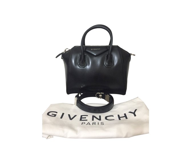 Givenchy Antigona Negro Cuero  ref.69727