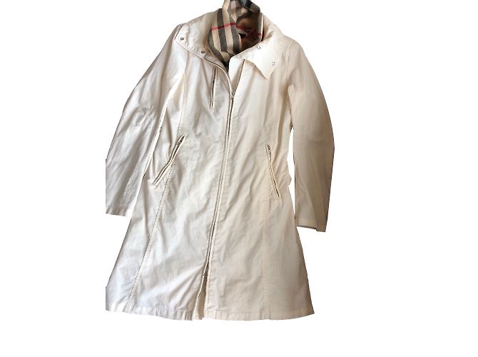 Gabardina Ikks Arena Algodón Lino Talla 42