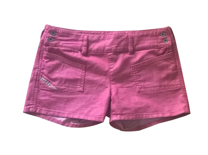 Diesel Shorts Pink Denim  ref.69806