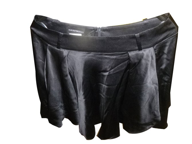 Emporio Armani Skirt Black Silk  ref.69861