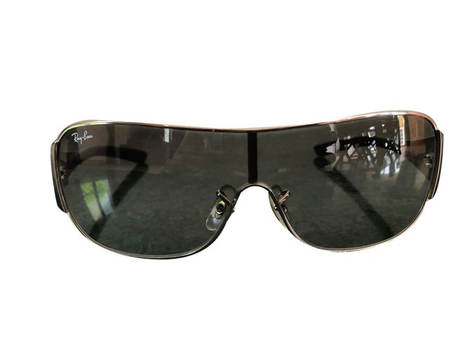 Ray-Ban gafas Negro Plata Acero  ref.69869
