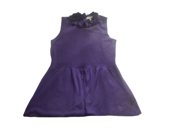 Burberry Tops Purple Silk  ref.69870