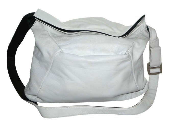 Abaco Handbag White Leather  ref.69906