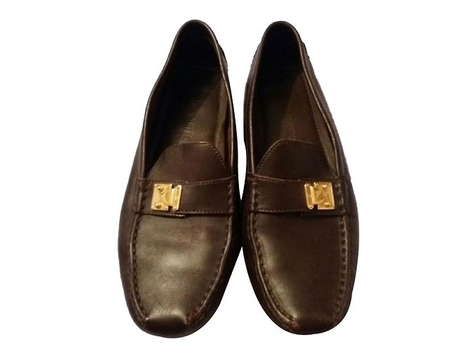 Mocassini Louis Vuitton Lombok in pelle marrone