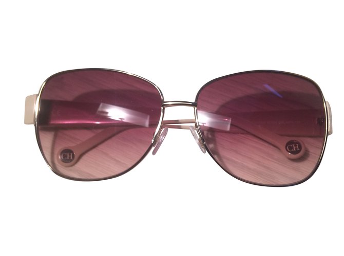 Carolina Herrera Sunglasses Pink Plastic  ref.70065