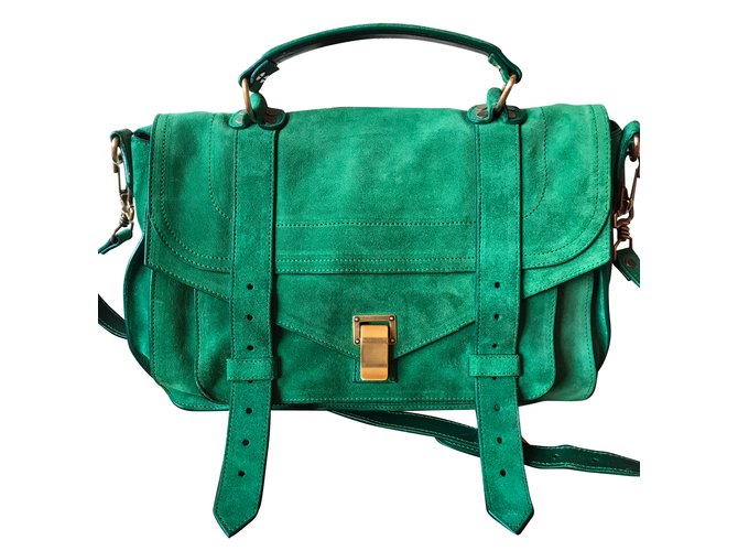 Sac cheap daim vert