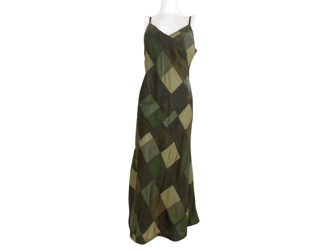 Comme Des Garcons Dress Green Khaki  ref.70094