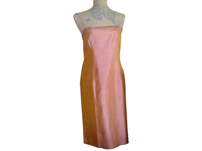 Pablo De Gerard Darel Dress Pink Silk  ref.70218