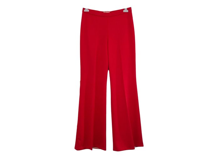 Autre Marque Pants, leggings Red Polyester  ref.70310