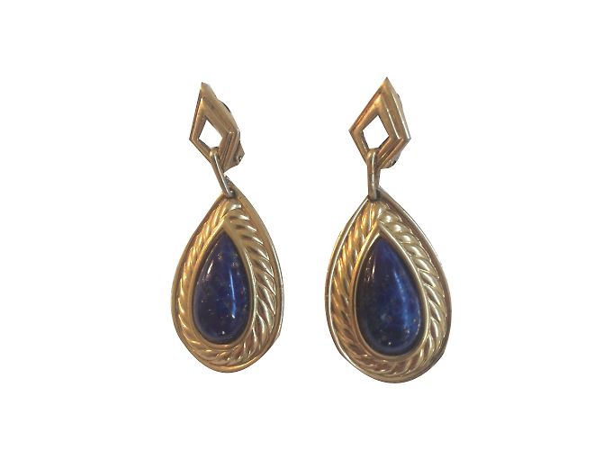 Orecchini Lanvin con Pietra Blu 