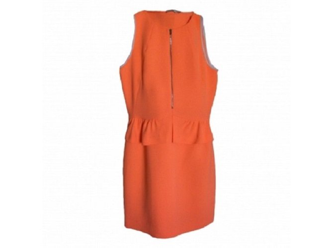 sandro orange dress