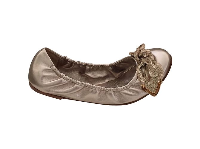 Louis Vuitton Sapatilhas de ballet Bege