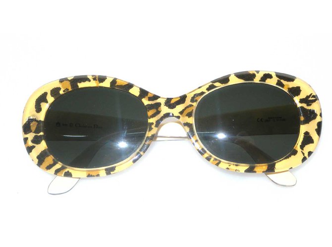 christian dior yellow sunglasses