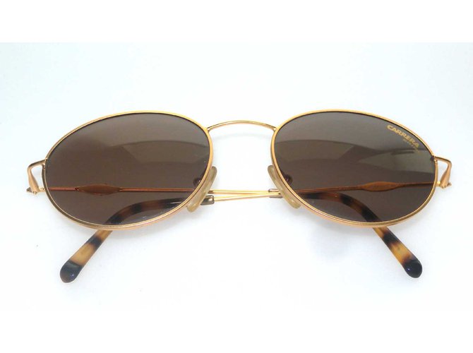 Carrera Oculos escuros Dourado Metal Plástico  ref.70375