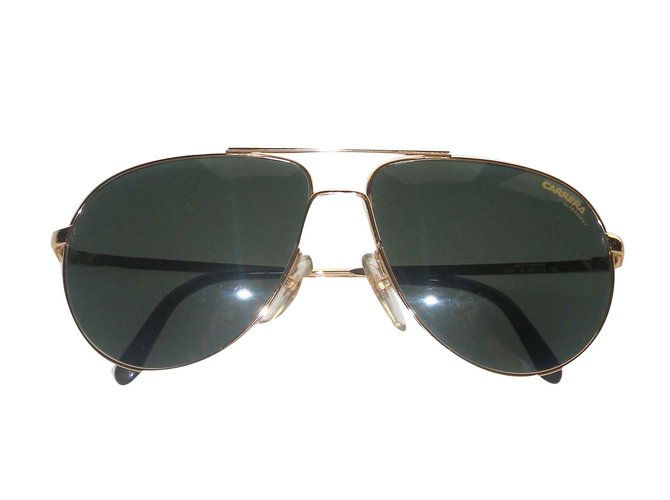 Carrera Oculos escuros Dourado Metal  ref.70377
