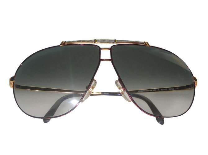 Carrera Gafas de sol Castaño Dorado Metal  ref.70390