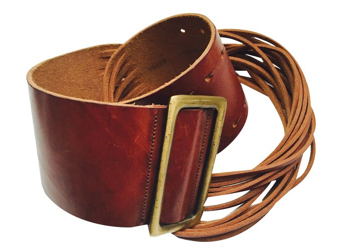 Armand Ventilo Belt Light brown Leather  ref.70434