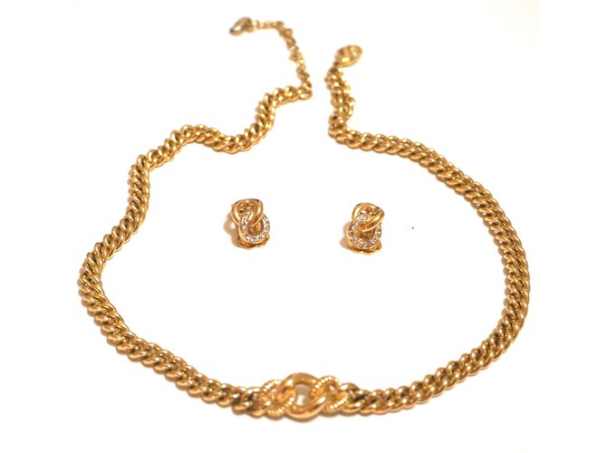 Dior Conjuntos de joyería Dorado Chapado en oro  ref.70485