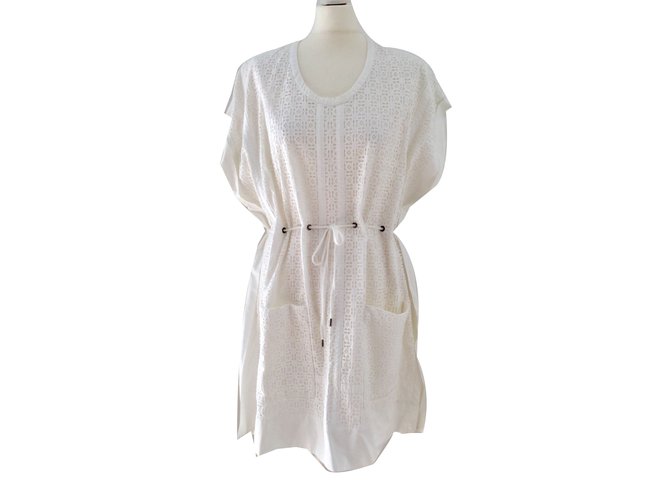 Chloé Dress White Cotton  ref.70488