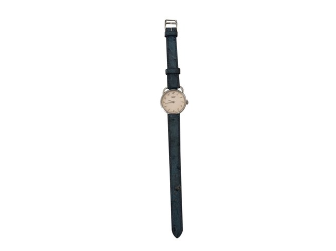 Hermès Arceau Azul Aço  ref.70510