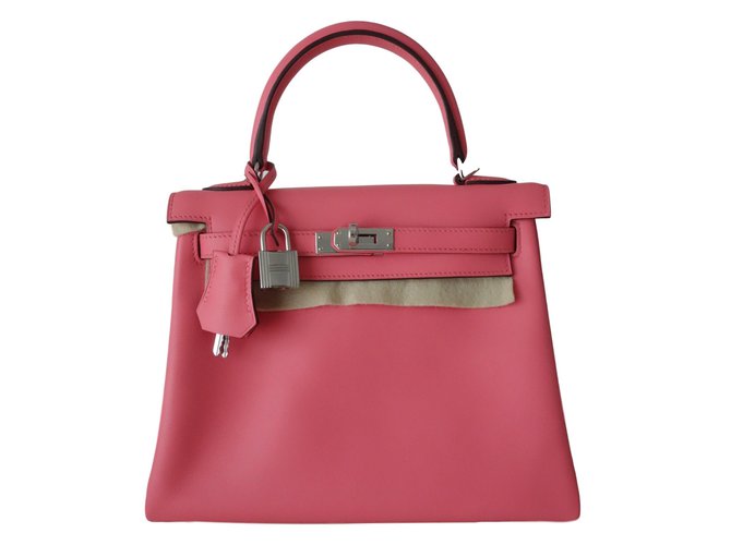 Hermès Kelly 25 Pink Leder  ref.70630