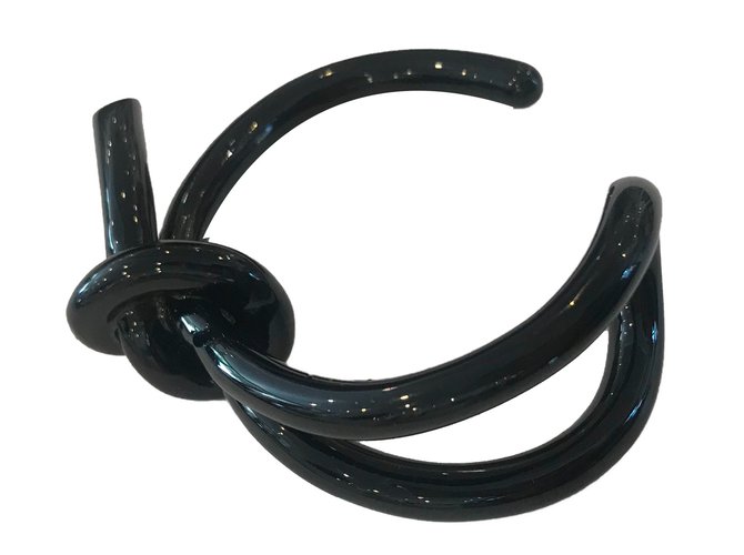 Balenciaga Bracelets Métal Noir  ref.70701