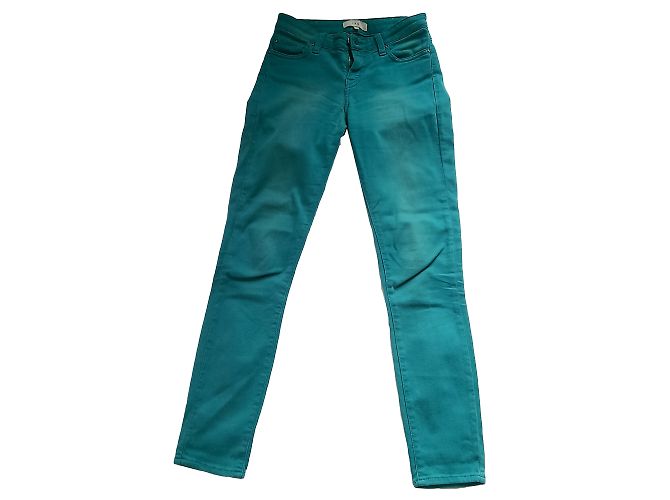 Jeans slim Iro Jarod azul algodón 