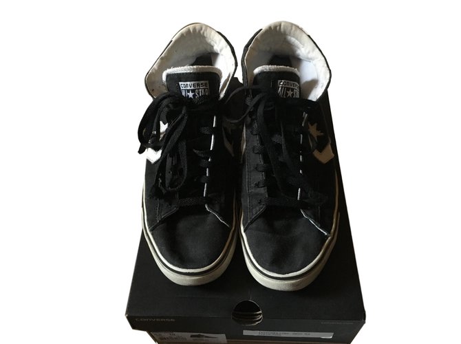 Converse Sneakers Black Cloth  ref.70754