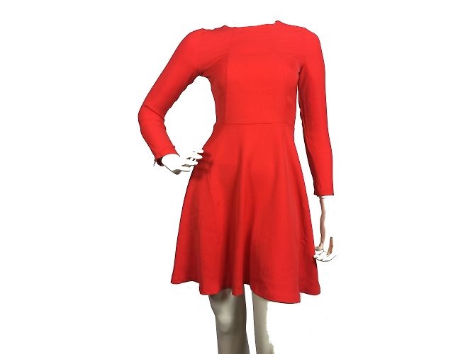 Monki Hot red flared dress
