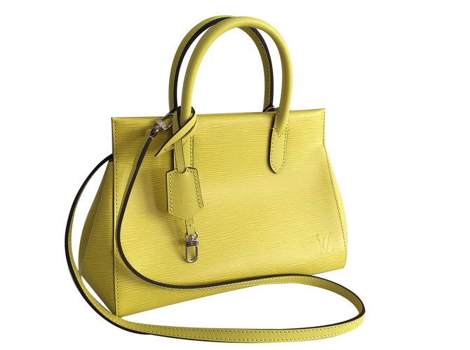Louis Vuitton Marly BB Yellow Leather  ref.70833