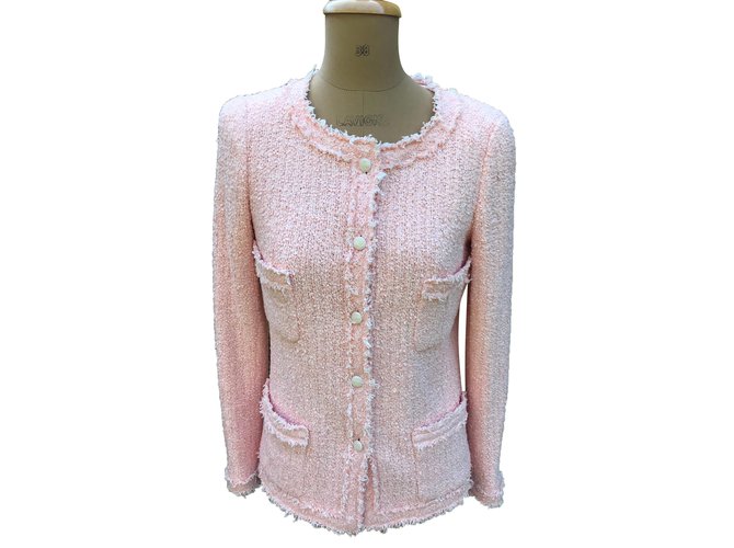 Chanel Jacket Pink Polyamide  ref.70857