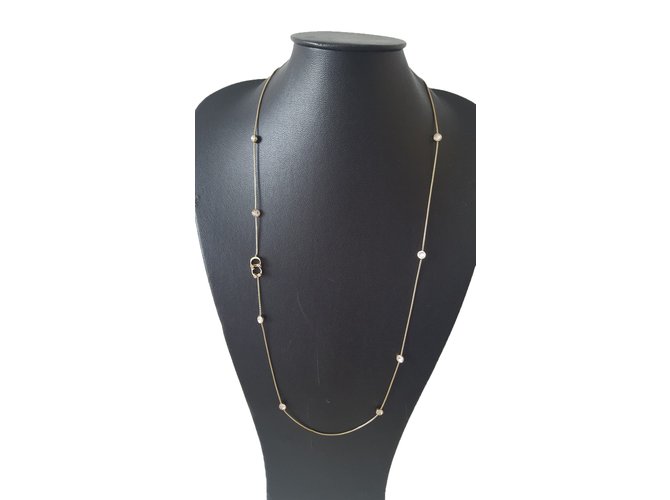 Dior Necklaces Golden Metal  ref.70897