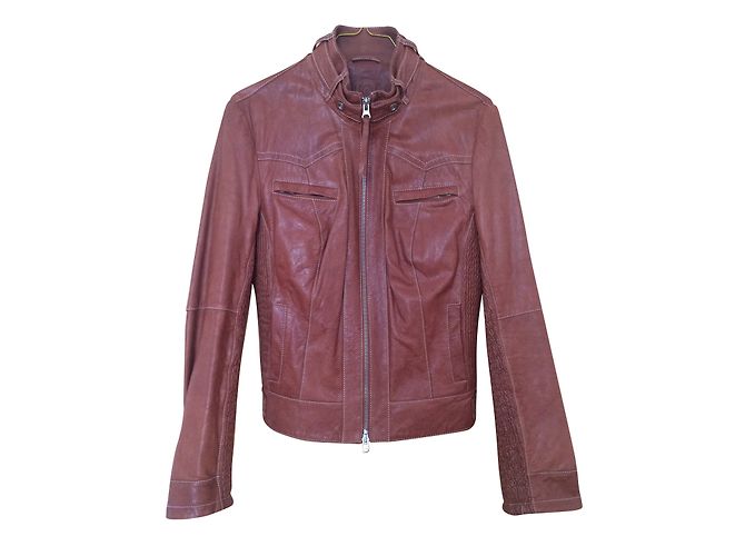 Liu.Jo Lammlederjacke Braun