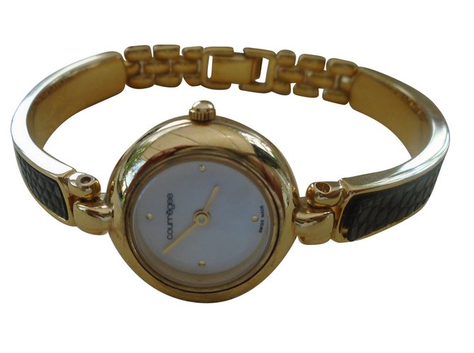 Courreges reloj Dorado Acero  ref.70922