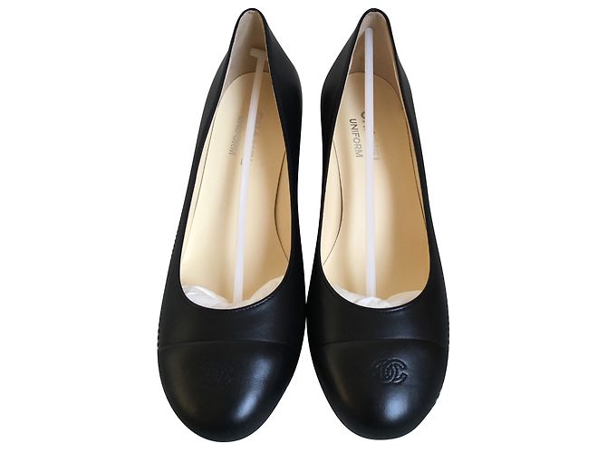 Chanel Heels Black