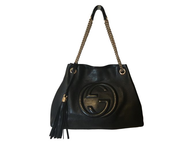 Gucci Soho Bag Black Leather  ref.70962