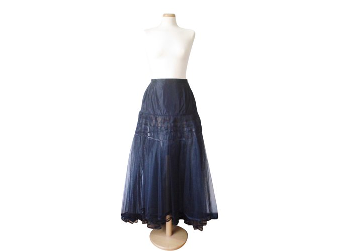 Chanel Runway Skirt Black Polyamide  ref.71006