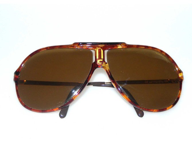 Carrera Sunglasses Brown Golden Polyamide  ref.71084