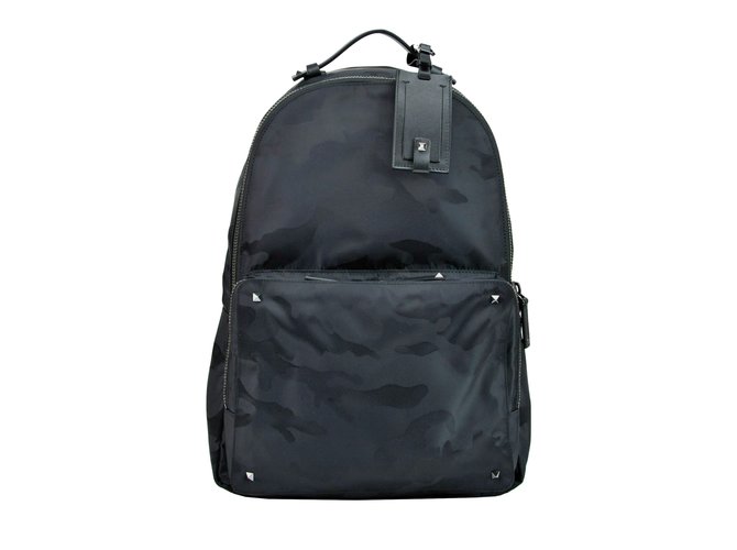 Valentino Garavani backpack Black Nylon  ref.71193
