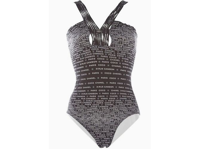 Chanel Badebekleidung Schwarz