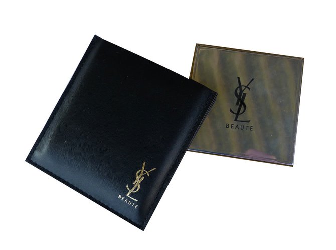 Yves Saint Laurent Purses, wallets, cases Black Leather  ref.71360