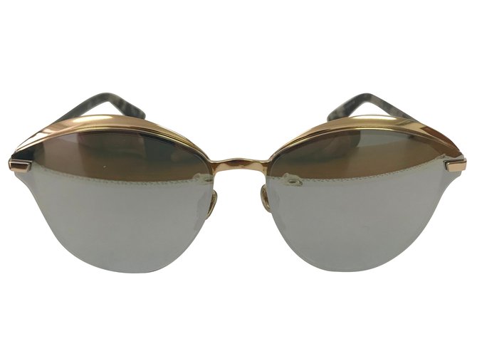 Dior Oculos escuros Dourado Metal  ref.71416