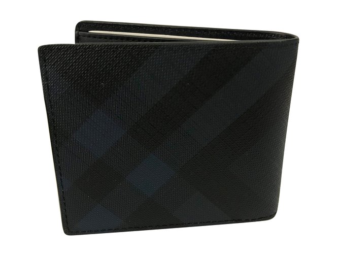 Burberry Wallets Small accessories Black Blue  ref.71427