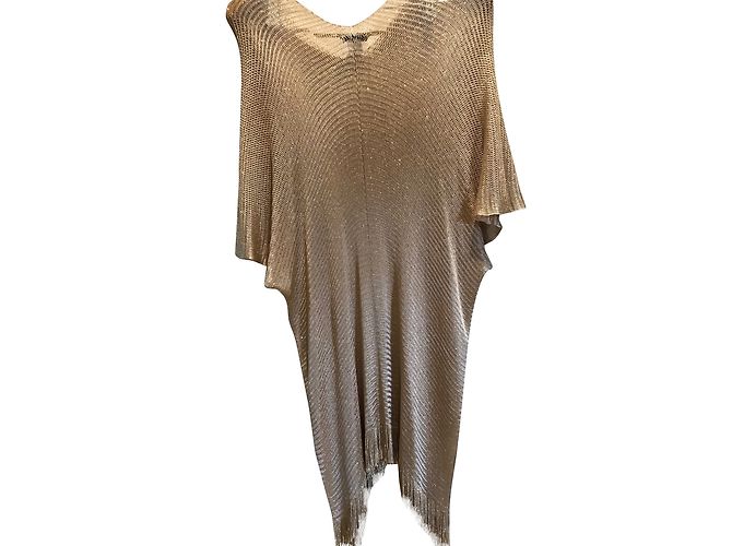 Autre Marque Beliza Poncho Gold Polyamid Golden