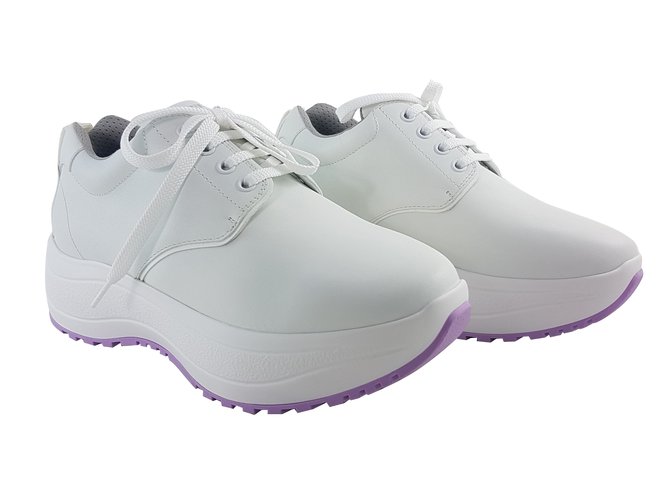 Céline Delivery Sneaker Calfskin White Leather  ref.71507