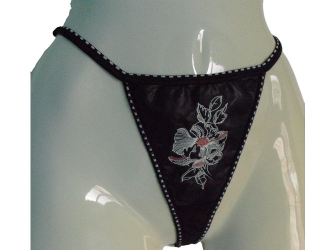 Autre Marque Charlott' lingerie Intimates Black Leather  ref.71556