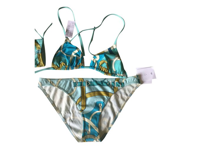 Hermès Gorgeons bikini Eole Éperon Multicolor Poliamida