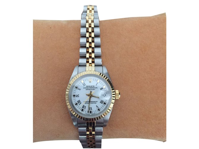 Rolex Oyster Perpetual Lady DateJust D'oro Oro  ref.71635